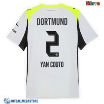 Fotballdrakt Herre Borussia Dortmund Yan Couto #2 Bortedrakt 2025-26 Kortermet